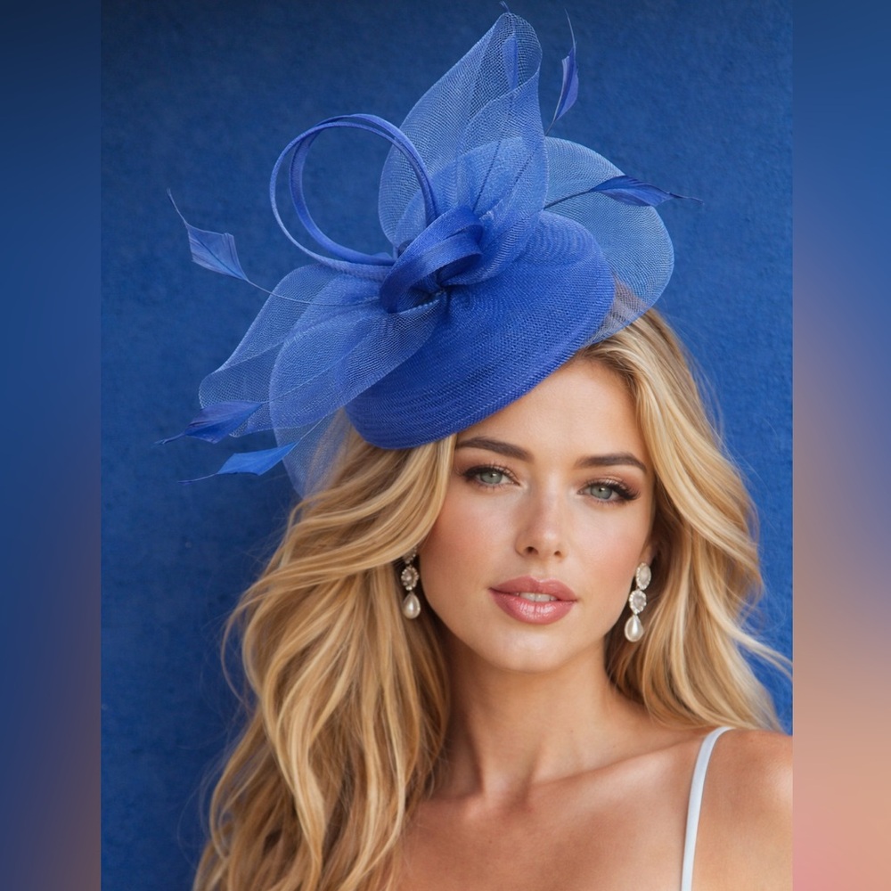Kentucky Derby Oaks Hat Fascinator Tea Formal Occasion Horse Racing Fashion